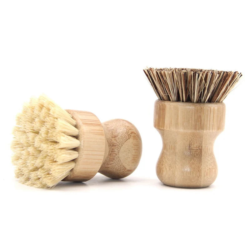 Natural Bamboo Scrub Brushes