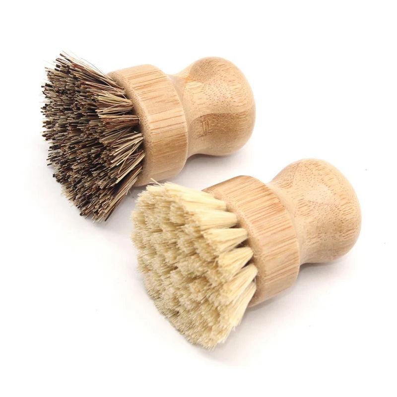 Natural Bamboo Scrub Brushes