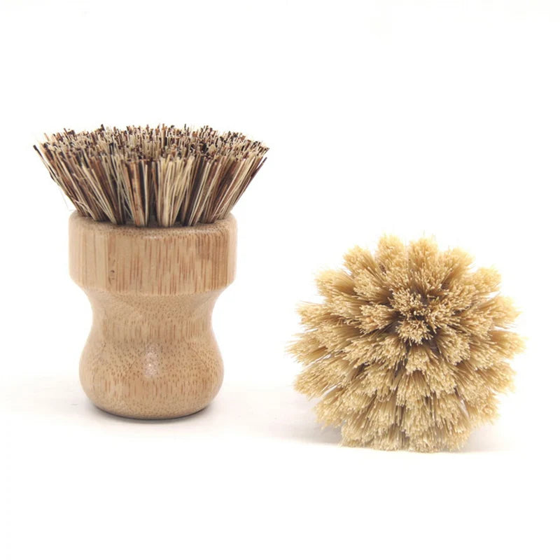 Natural Bamboo Scrub Brushes