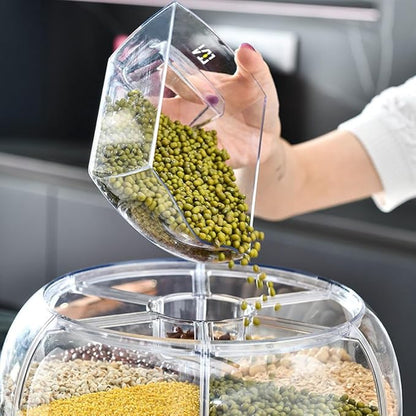 360-Degree Rotating Grain, and Rice Dispenser