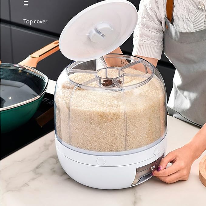 360-Degree Rotating Grain, and Rice Dispenser